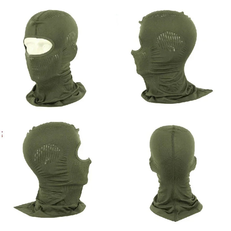 2026 Sports Tactics Quick Drying Breathable Fully Wrapped Elastic Headgear Outdoor Equipment