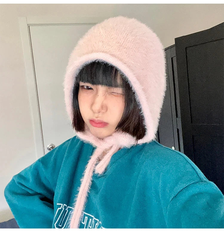 Beanies,Winter Fashion Knitted Hat Stacking Knitted Bonnet Caps Hip-Hop Soft Warm Winter for Women Girls