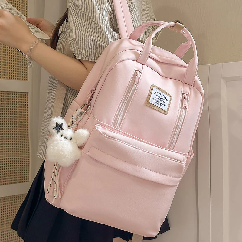 Women's Backpack Daily Travel Female Multi-pocket Casual Woman Man Travel Bag Schoolbag for Teenage Girl Boy Laptop Knapsack
