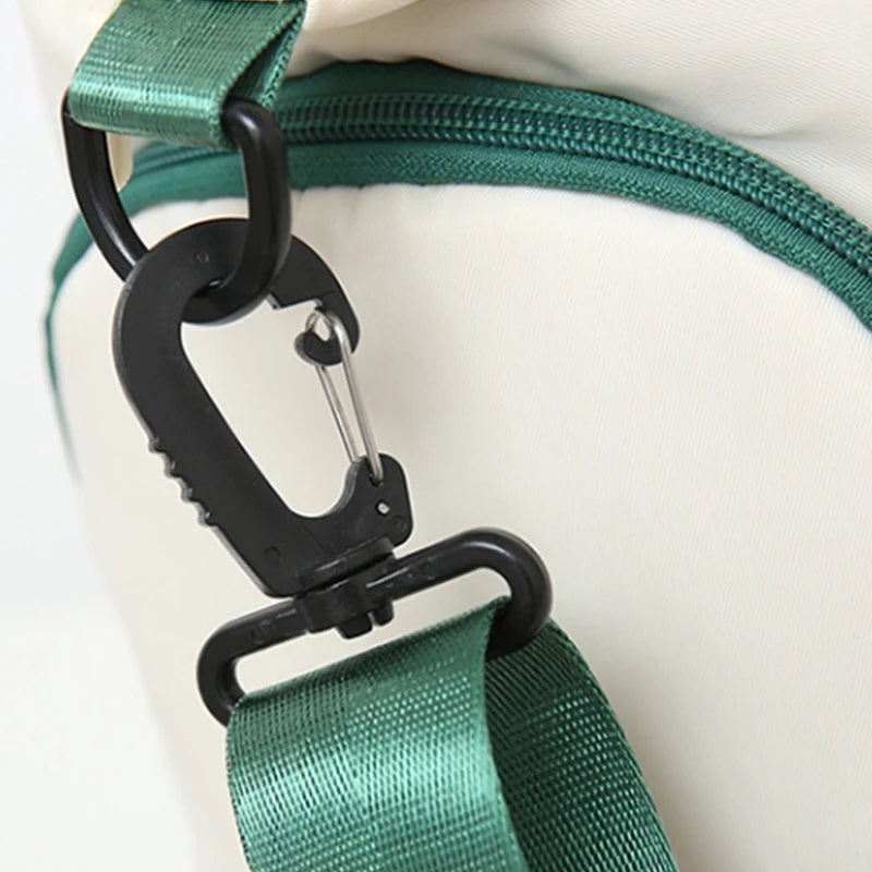 All-Sport Racket Backpack large Capacity Ventilated Shoe StorageWaterproof Tennis Duffel with Detachable Shoulder Strap