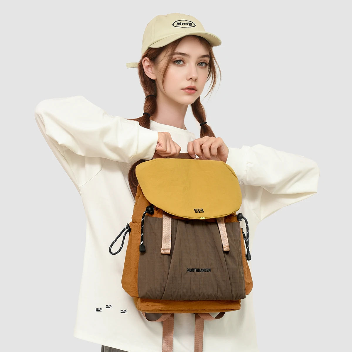 Backpack Is Lightweight, Simple, Versatile, Large-Capacity, Computer Travel Backpack, Junior High School Student, High School Student, College Student School Bag, Girl