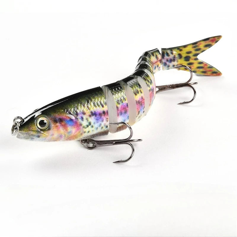 Fishing Lures Multi Jointed Swimbait Crank Bait Slow Sinking Bionic Artificial Bait Freshwater Saltwater Trout Bass Fishing Acce