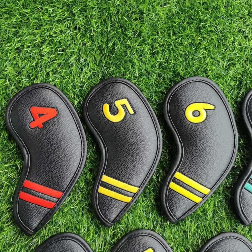 Accessories Embroidery Golf Training Equipment Protective Cover Golf Headcovers Head Cover Golf Club Cover Golf Iron Headcover