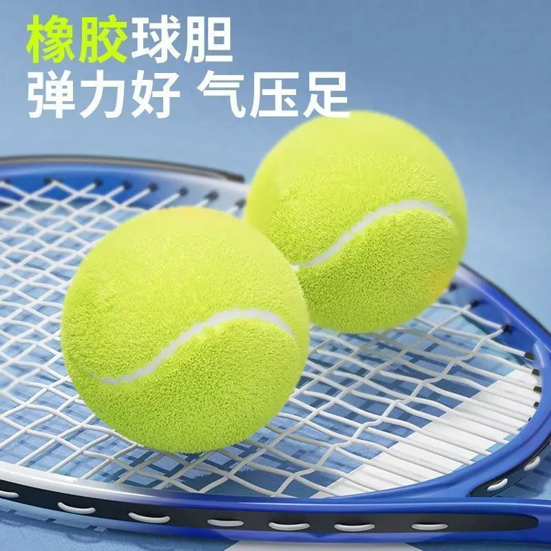 Tennis Training Aids Base With Elastic Rope Ball Practice Self-Duty Shock Absorb Rebound Tennis Trainer Partner Sparring Device