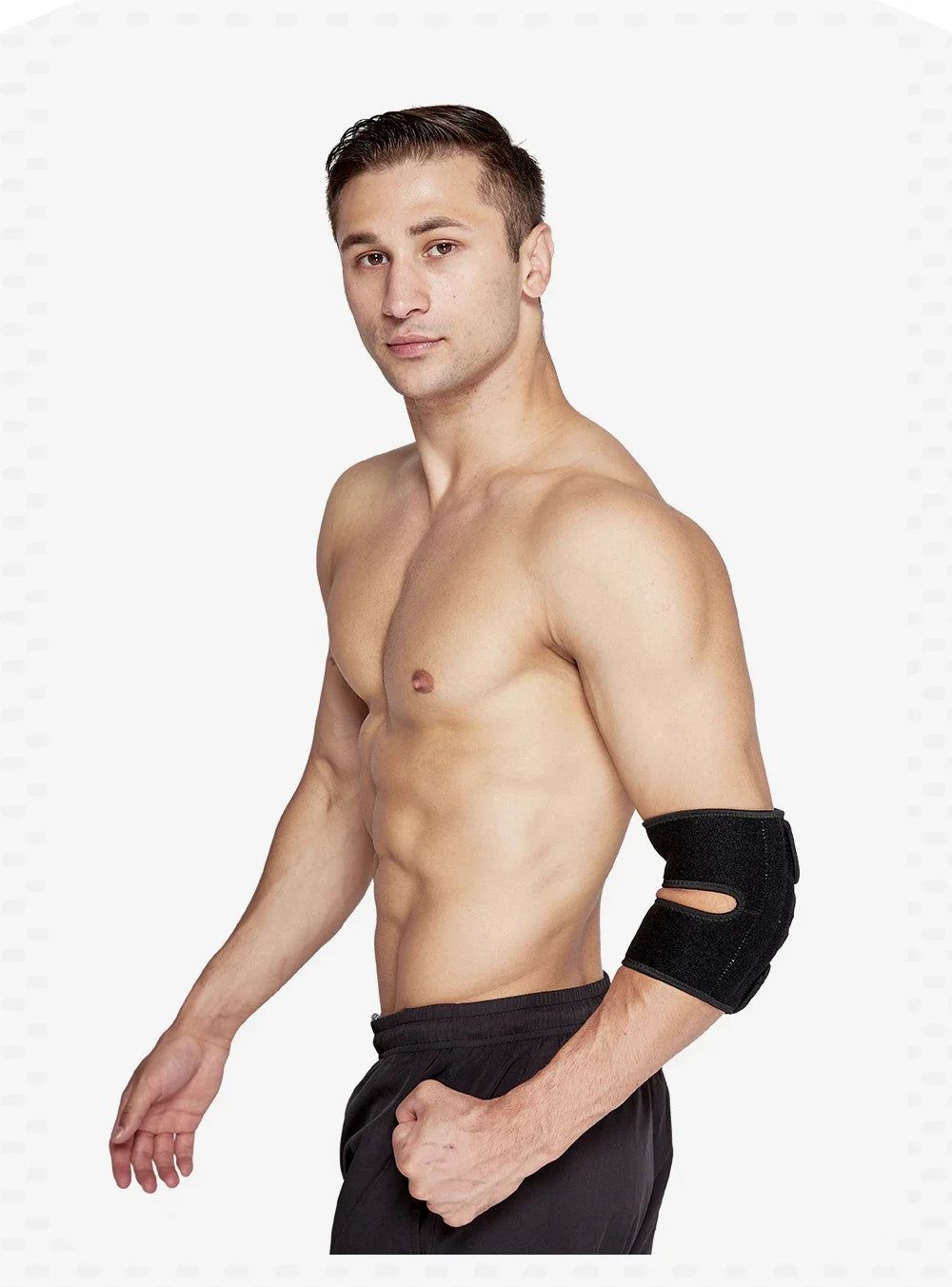 Fitness Basketball Cycling Outdoor Sports Elbow Protection With Spring Support Breathable Pressure Fixation Protective Equipment