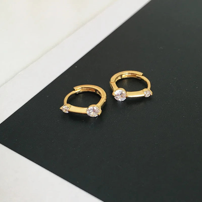 925 Sterling Silver Earrings Exquisite Petite Simple Unique Style Elegant Fashionable Light Luxurious Ear Accessories for Women