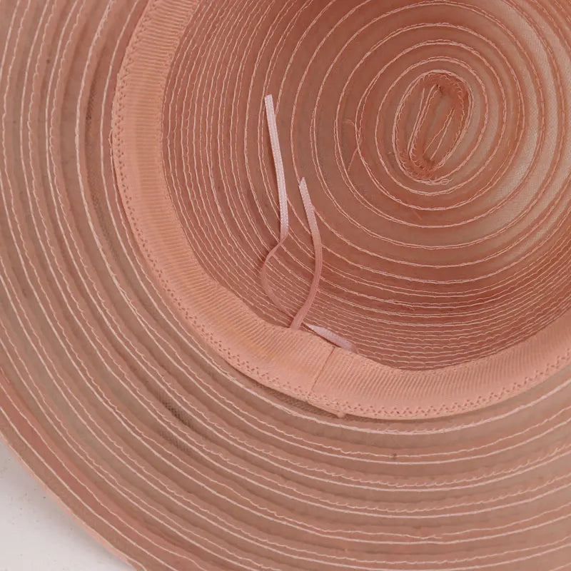 Wedding Hats Breathable Women Outdoor Sun Hat Fedora UV Protection for Anglers' Sunny Days Caps Travel Feather Adjustable Cap