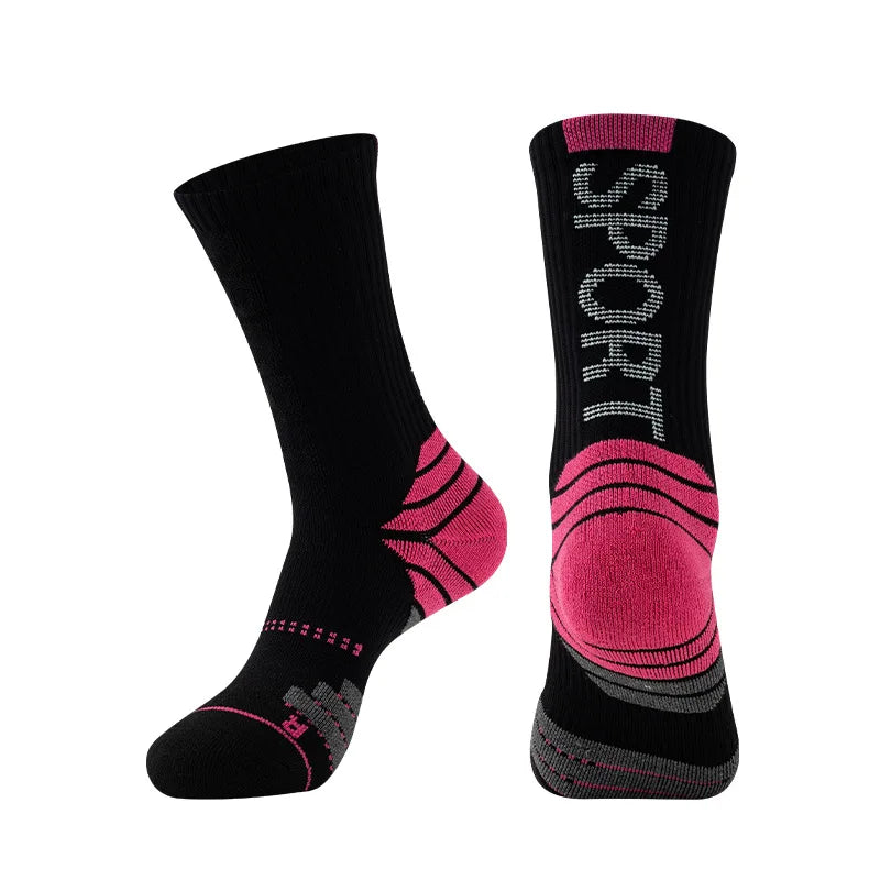 Men Sports Sock Women Breathable Compression Crossborder Supply Running Riding Cycling Knee Basketball Biking Hockey Soccer W101