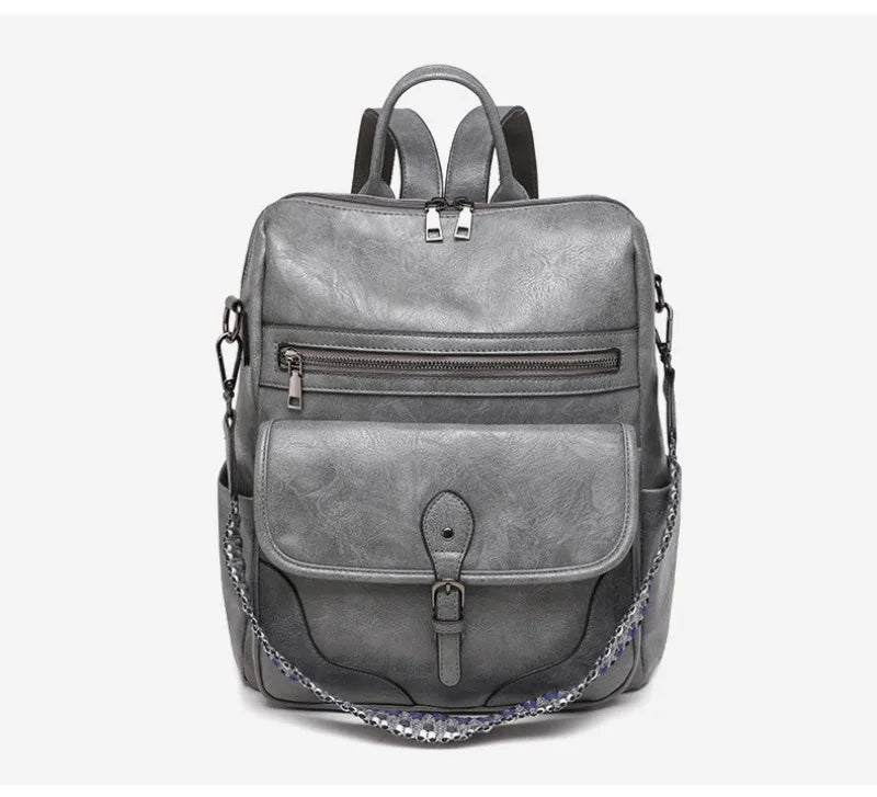 Backpack Purse for Women Purse Travel Backpack Fashion Designer Ladies Shoulder Bags  PU Leather Fashion Anti-theft Rucksack