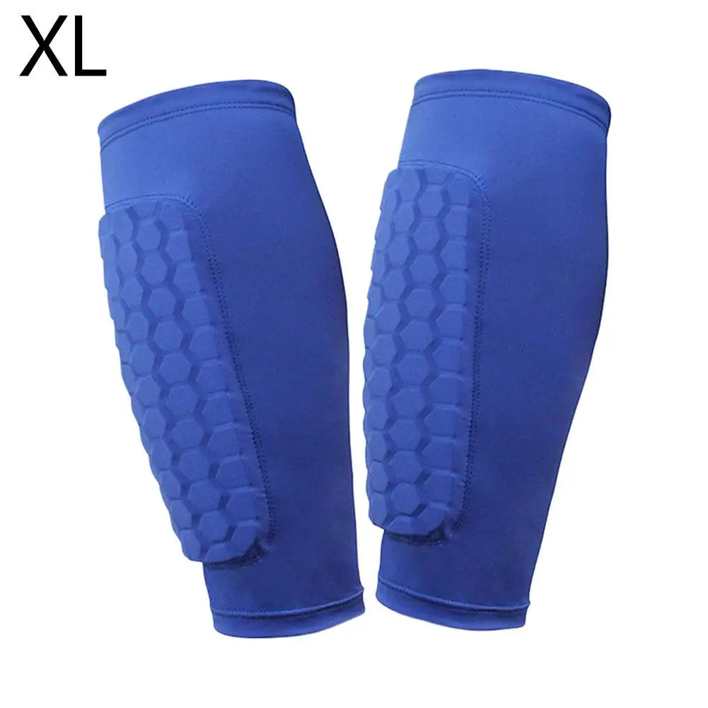 Football Shin Guard Socks Sleeves with Foam,Calf Compression Sleeve Honeycomb Pads,Sports Legging & Soccer Equipment