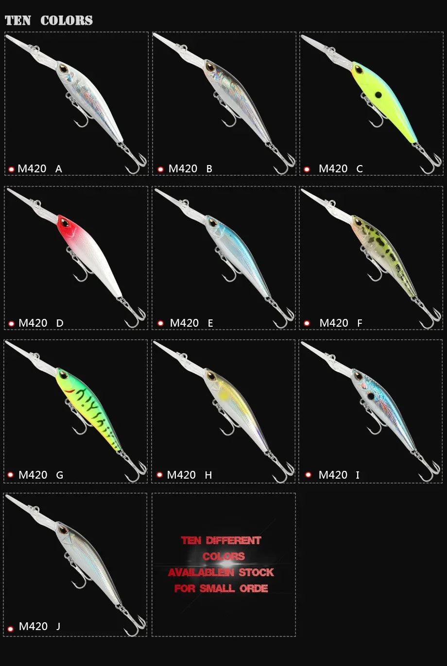 Fishing Lure Long Lip Minnow Wobbler Lure 6cm 6g Deep Diving Floating Jerkbait Swimbait Artificial Hard Bait Trout Bass Bait