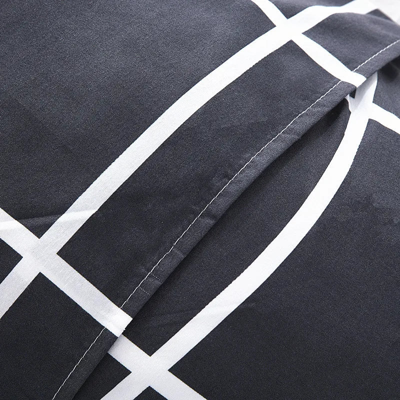 NEW Twin Bedding Pillowcase Cotton 1.2/1.5/1.8 Meters Long Pillows Case Geometric Print Bedding Sets for Lovers Wedding Pillows