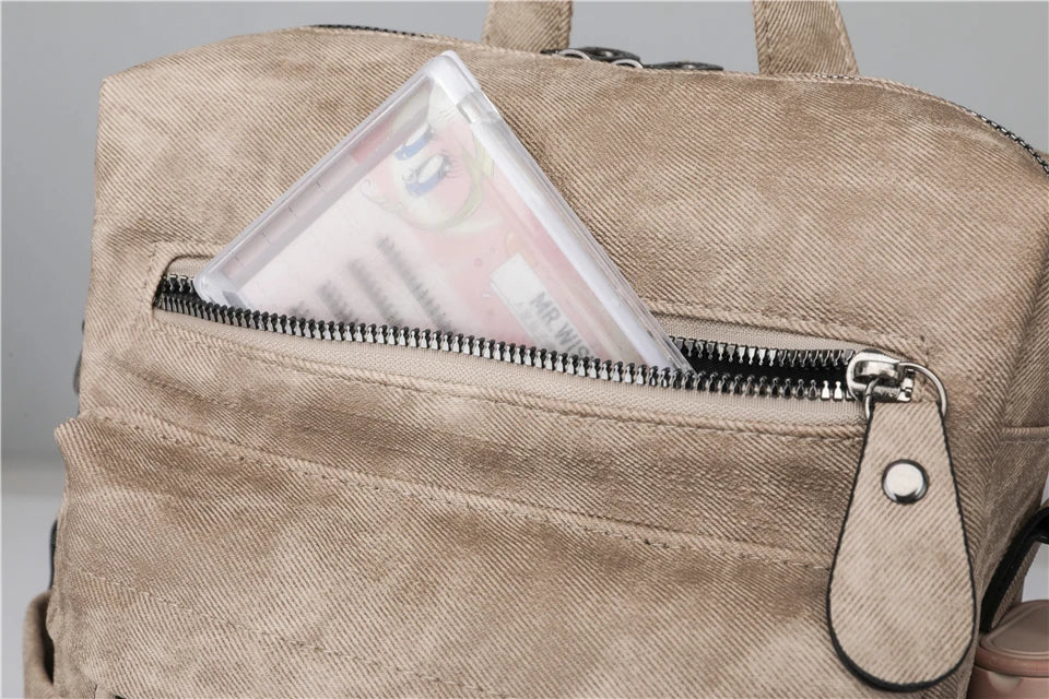 Fashion Backpacks Women Shoulder Bag Big Travel Bagpack Ladies Daypacks Large School Bags High Quality Leather Rucksacks Female