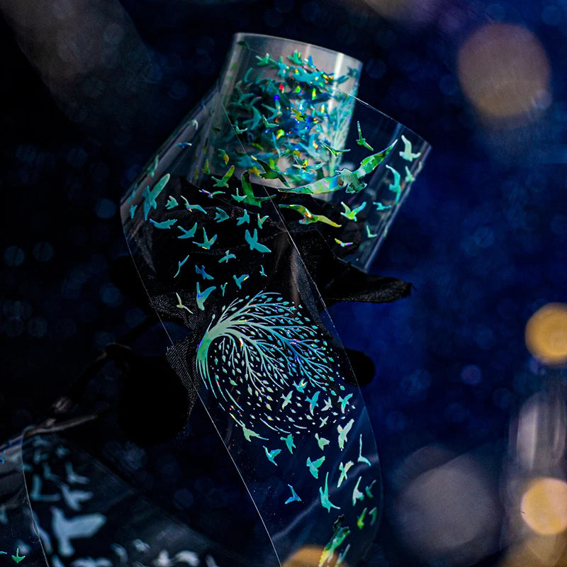 40mm*2m bird in flight PET Tapes DIY Scrapbooking Decor Photo Album Collage Junk Journal Materials Aesthetics Stickers ﻿