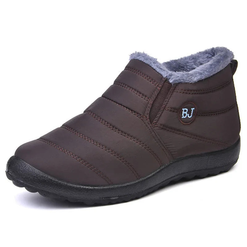 Waterproof Winter Boots for Women 2023 New Plush Snow Boots Women Ankle Boots Warm Black Couple Cotton Couples Platform Shoes