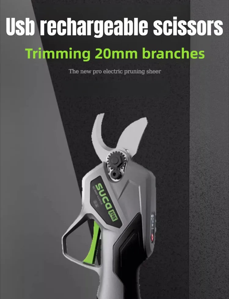 Garden Electric Pruning Shears Hand Tools Battery Pruning Scissors for Gardening Professional Gardening Tool and Accessories
