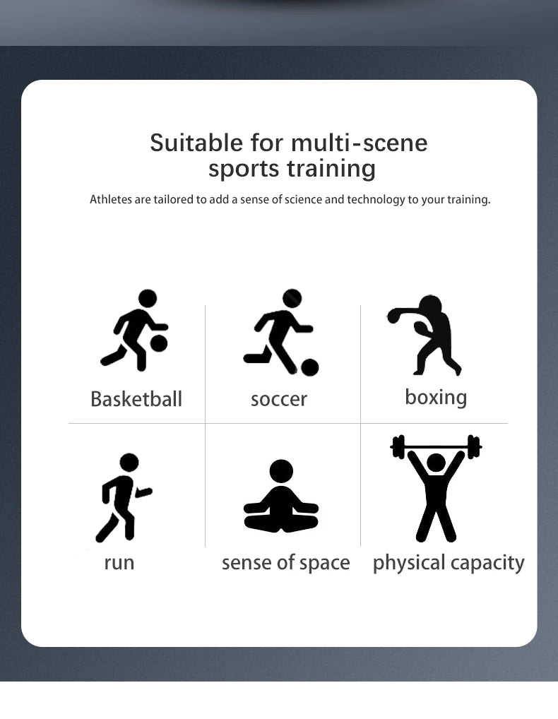 Training sports glasses can be used in basketball, football, badminton and other scenarios to exercise reaction ability
