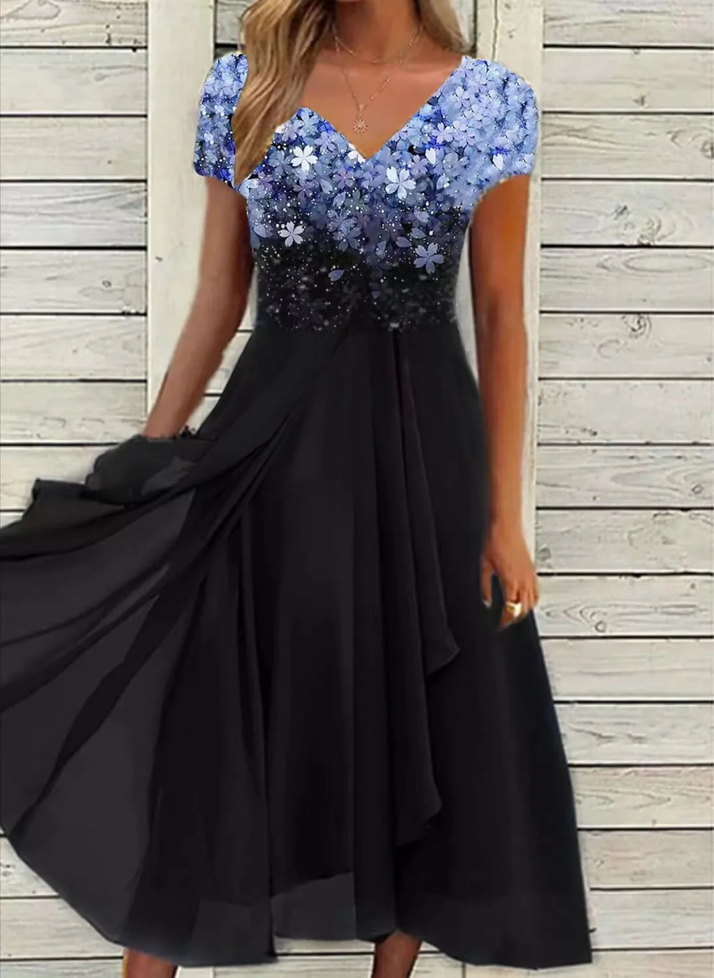 Women'S Dress Chiffon Elegant Lace Patchwork Dress Cut-Out Long Dress Bridesmaid Evening Dress   Vestidos 2025