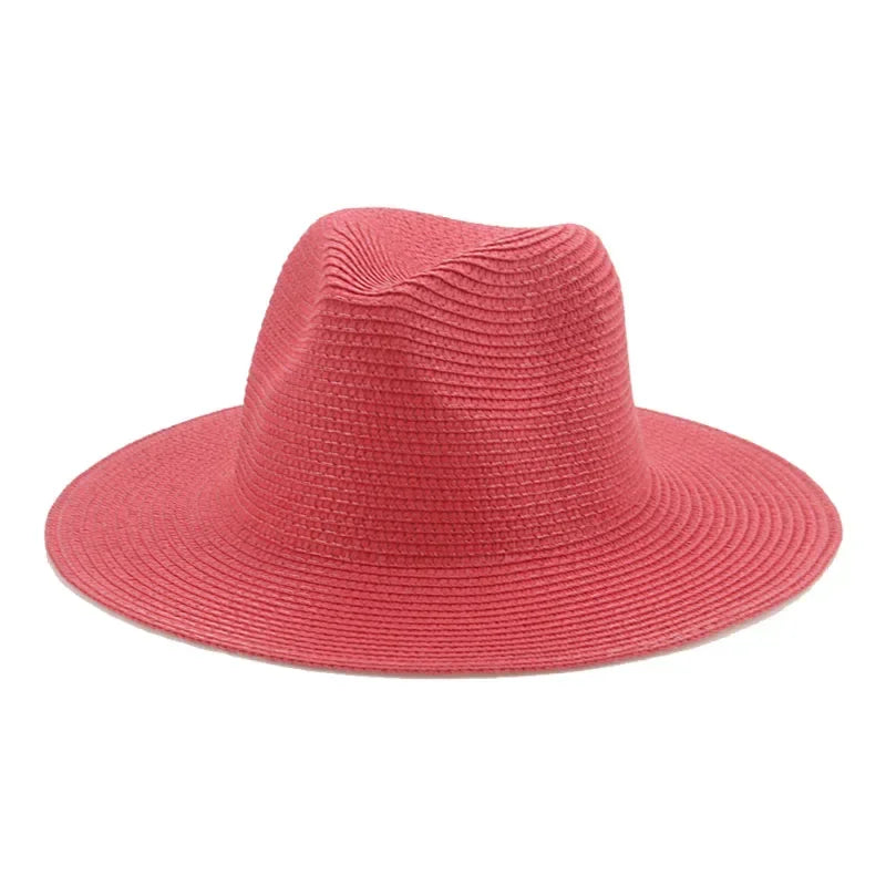 Women's Hat Hats for Women Summer Straw Sun Hats Men's Caps Sun Protection Beach Summer Women Men Panama Straw Hat Gorras Hombre