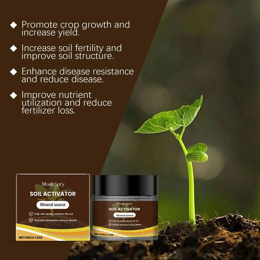 Garden Soil Conditioner Mineral Source Activator For Prevent Soil Compaction Promote Rooting Flower Plant Fertilizer Nutrient