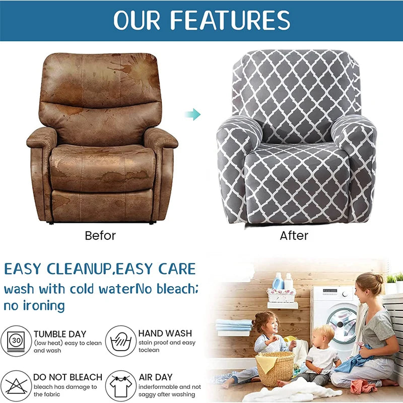 new model Recliner Slipcover  Covers Couch Covers Recliner Chair Cover Non Slip Slipcovers Furniture Protector for Living Room