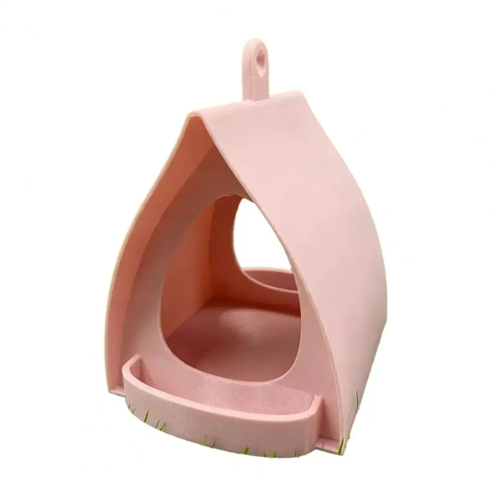 Hanging Bird Feeder Large Capacity Outdoor Bird Feeder Birdhouse Garden Bird Feeder for Sparrow Finch Balcony Yard Porch
