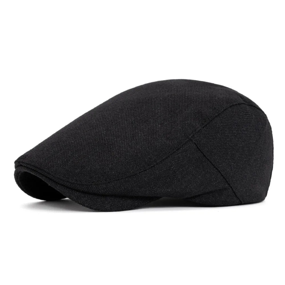 Curved Brimmed Hat Breathable Peaked Cap Plain Design Casual Duckbill Hats Short Brim Comfortable Flat Hats Daily Use
