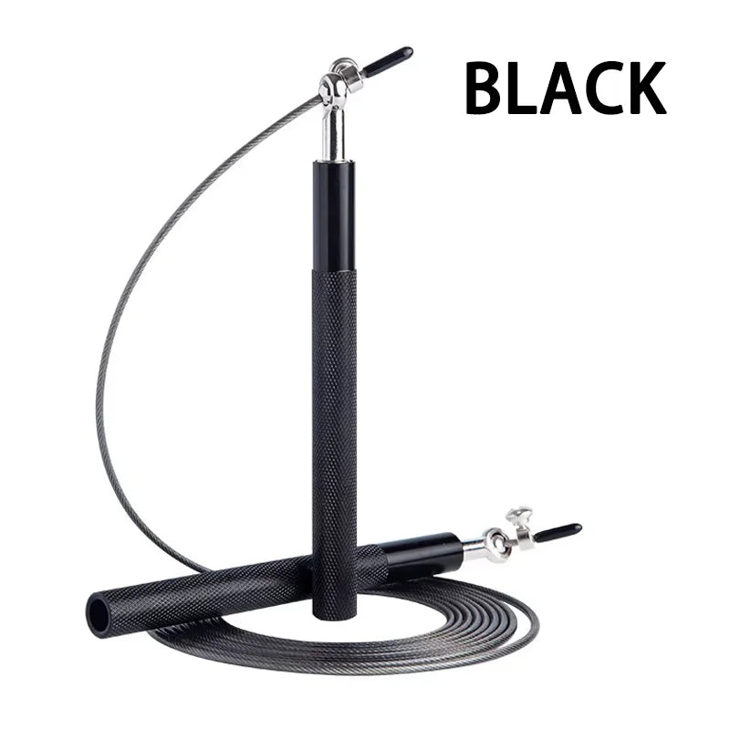 Steel Wire Skipping Rope Fitness Sports Equipment Bearings Skipping Rope Middle School Students Training Aluminum Alloy