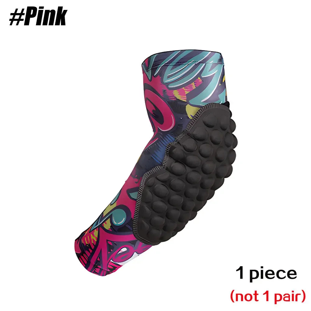 Sports Children Elbow Support - Compression Arm Protective Elbow Guards for Football Basketball Baseball Bowling Tennis Hockey