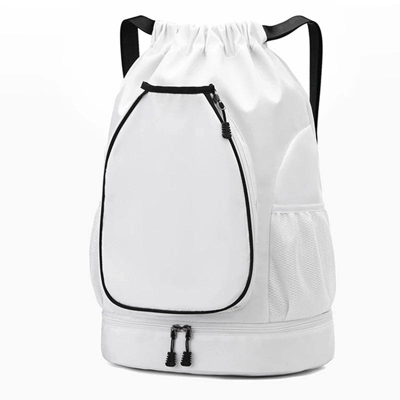 High-Capacity Sports Bag for Gym – Includes Dual Racket Spaces and Shoe Pocket, Ideal for Tennis and Badminton