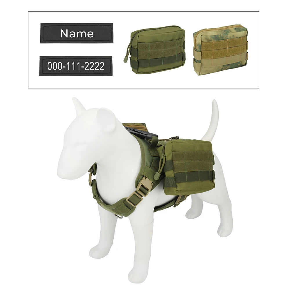 Personalized Name Dog Harness Customized Phone Breathable Adjustable Pet Harness for Medium Large Dog Chest Strap Vest