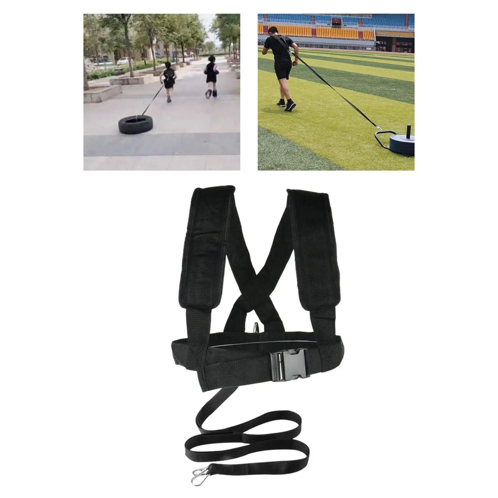 Sled Harness Football Workout Equipment Resistance Training Tire Pulling Harness