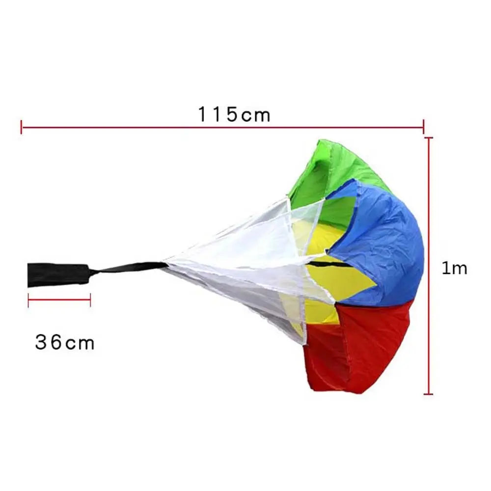 1 Pc Soccer Running Training Fitness Gym Equipment Resistance Umbrella Umbrella Drag Drills Parachute Physical Speed Training