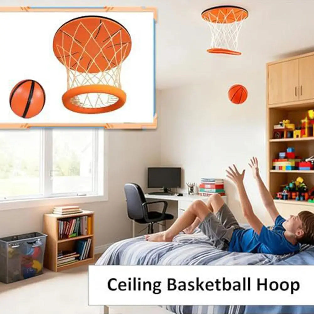 Indoor Ceiling basketball Hoops Children's Basketball Hoops Household For Room Shooting Ball Sport Game Set Training Equipment