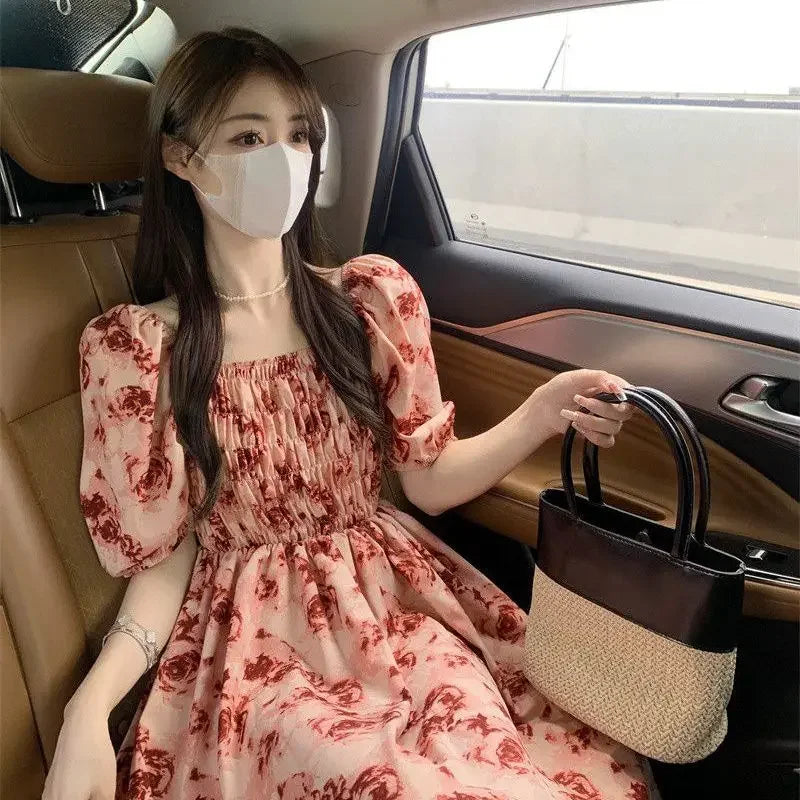 Dresses for Women Holiday Long Loose Woman Dress Birthday Maxi Soft Black Trendy One Pieces Harajuku Xxl Elegant Luxury Hot Chic