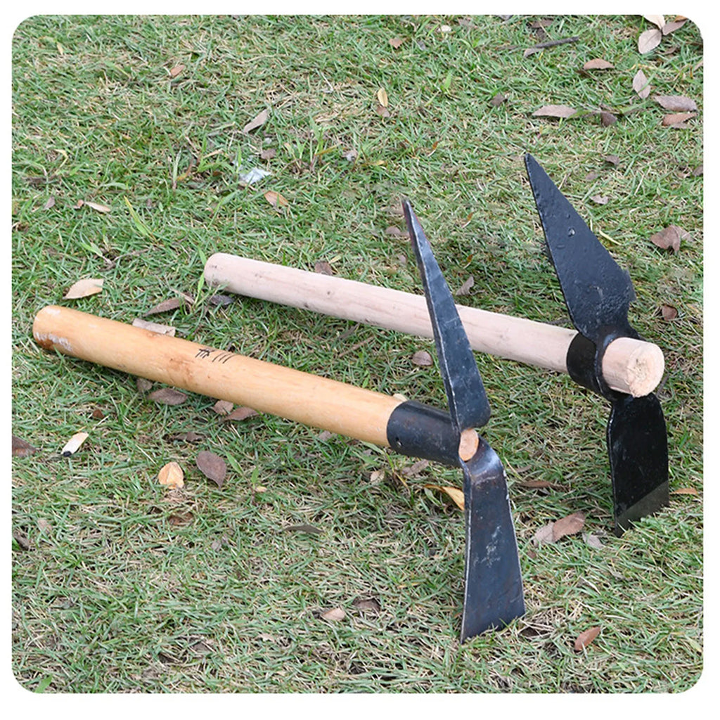 Garden Hoe Pick Garden Pick Mattock Multipurpose Hand Tool Digging Weeding Seeding Turning Soil Mining Tools Garden Pick Pickaxe