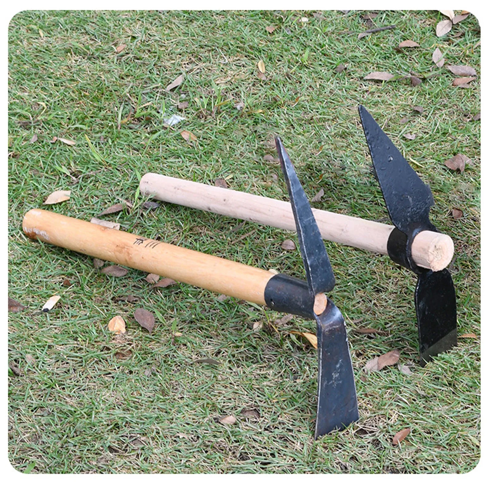 Garden Hoe Pick Garden Pick Mattock Multipurpose Hand Tool Digging Weeding Seeding Turning Soil Mining Tools Garden Pick Pickaxe