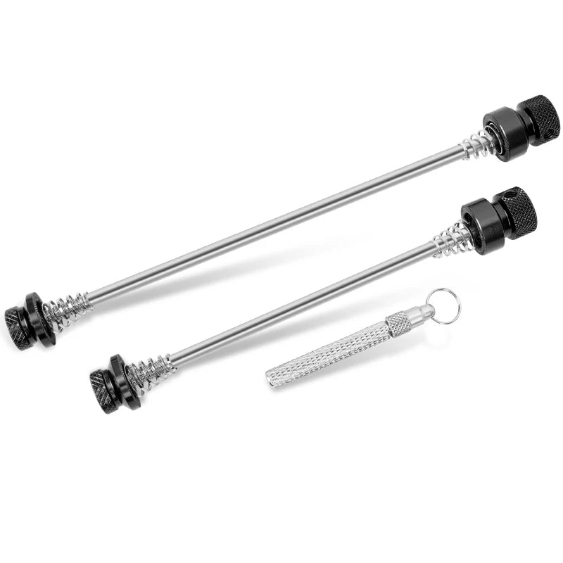 LEBYCLE MTB Road Bicycle Anti-Theft Hub Axle Shaft Bike Skewer Lever Quick Release Bike Wheel Locking Security Anti Theft Skewer