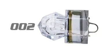 Deep Drop Light Diamond Fishing Light Underwater Activated LED Glow Fishing Lure Attracting Fishing Flash Light Tuna Swordfish