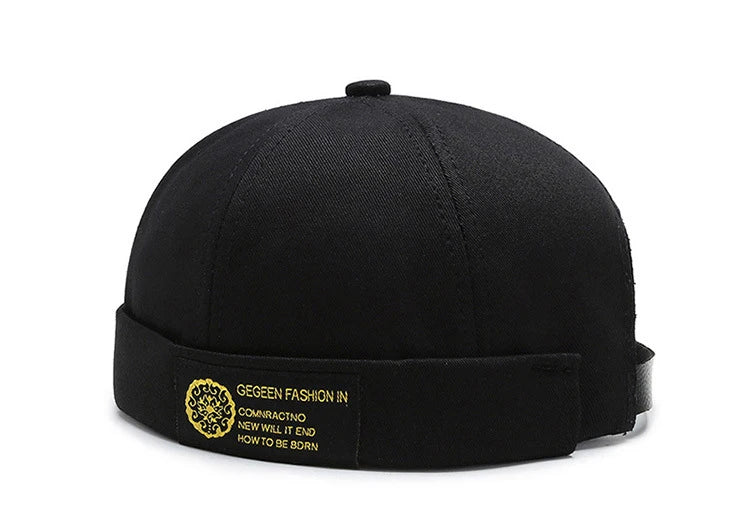 New Fashion Four Seasons Landlord Hats, Men's Street Hip-Hop Hats Beanie Melon Skin Hats, Women's Bare Plate Hats, Women's Tides