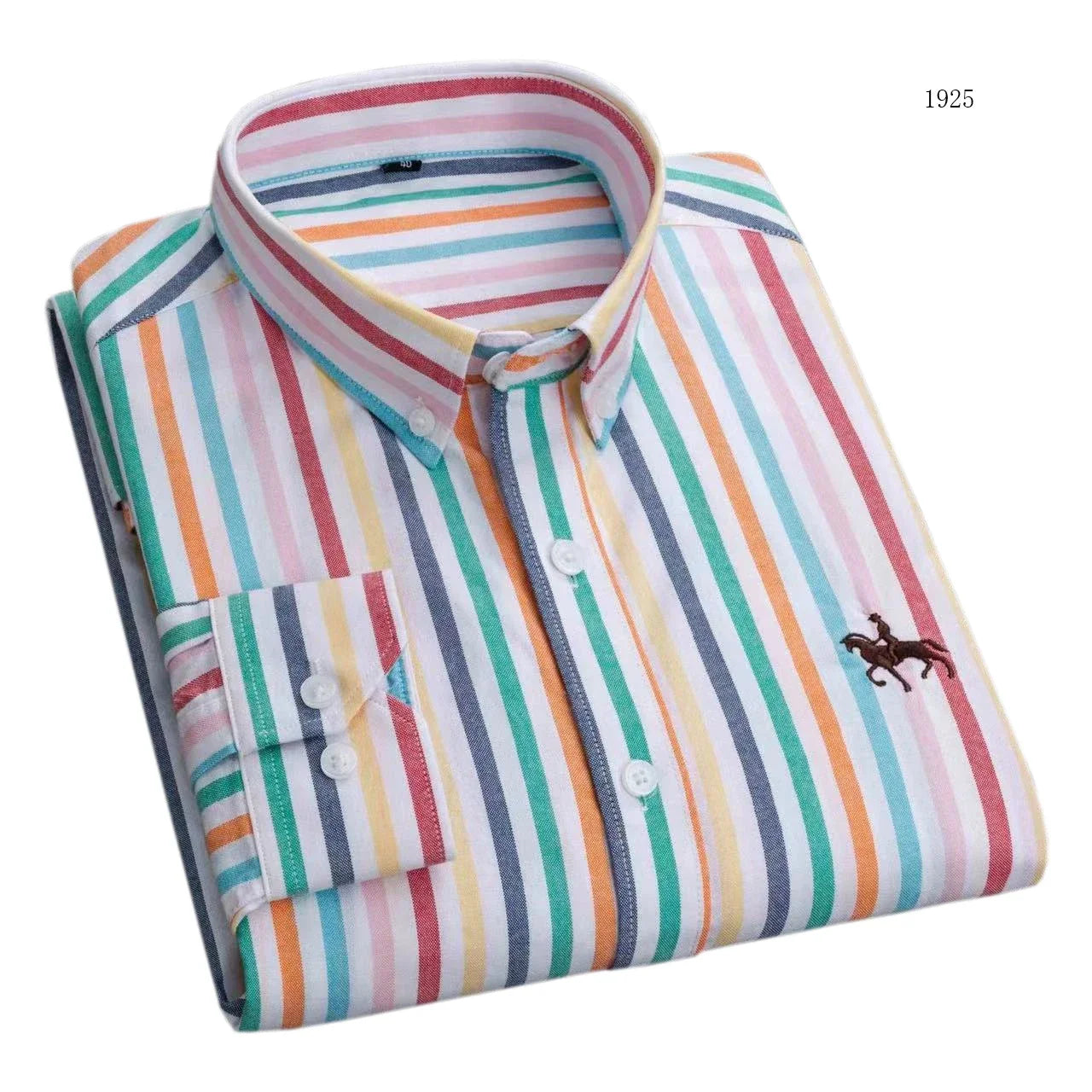 Long Sleeve Shirts for Men Clothing Autumn Winter 100% Cotton Oxford Top Blouse Large Size Business Casual Shirts Korean Fashion