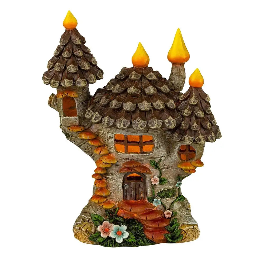 Fairy Tale World Dwarf Garden Landscaping House Resin Crafts Restaurant Garden Home Decoration Accessories