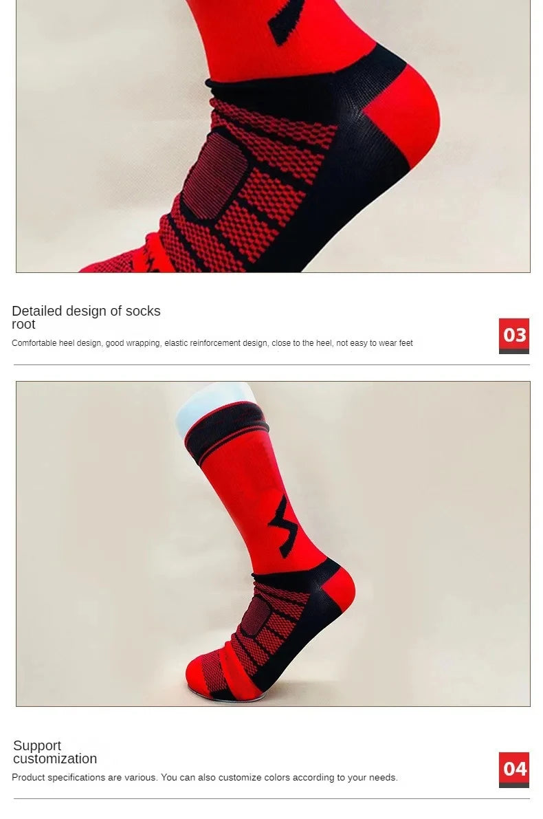 2024 New Professional MEN'S AND WOMEN'S Outdoor Sports Cycling Wear-resistant Cycling Socks Sports Socks