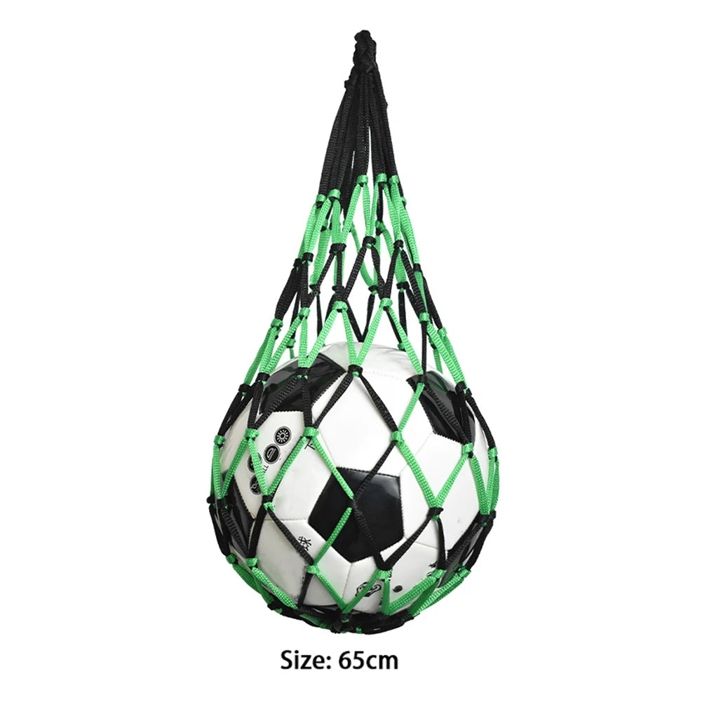 Sports Ball Holder Youth Football Self Trainer Football Net Bag Sports Mesh Equipment for Carrying Basketball Volleyball Soccer