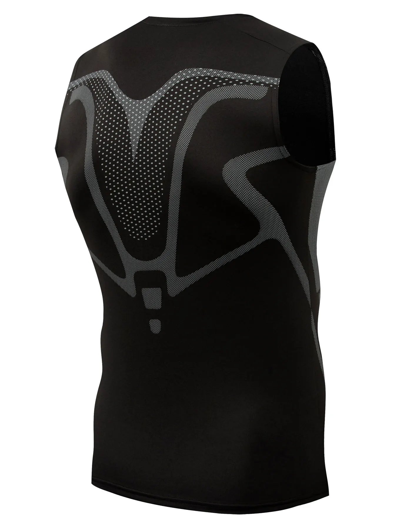 Men Sports Vest,quick Drying Moisture Absorption Breathable Base Fitness Compression Clothes,digital Print Sleeveless Sweatshirts for Basketball Training Running Cycling