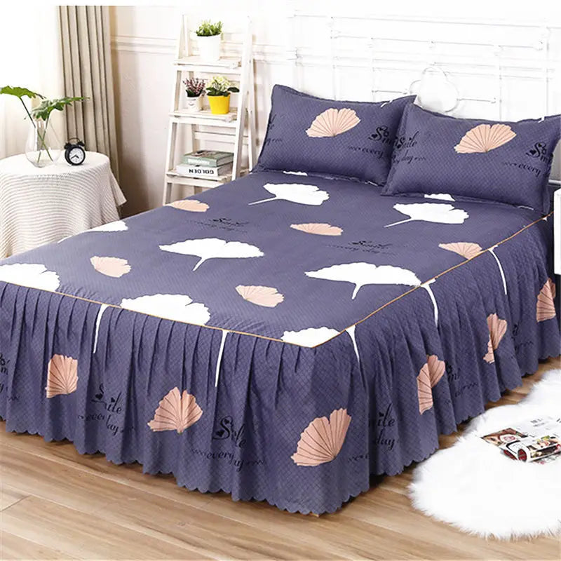 Bed Skirts Four Season Universal Skin-friendly Comfortable Protective Bedding Luxury Anti-slip Bedsheets Fashion Home Decoration