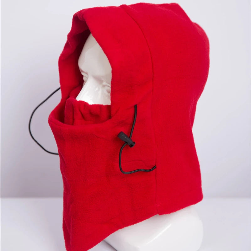 Warm Cap Winter Men Women Hats Thermal Fleece Balaclava Hat Hooded Neck Warmer Hiking Driving Scarves Hats