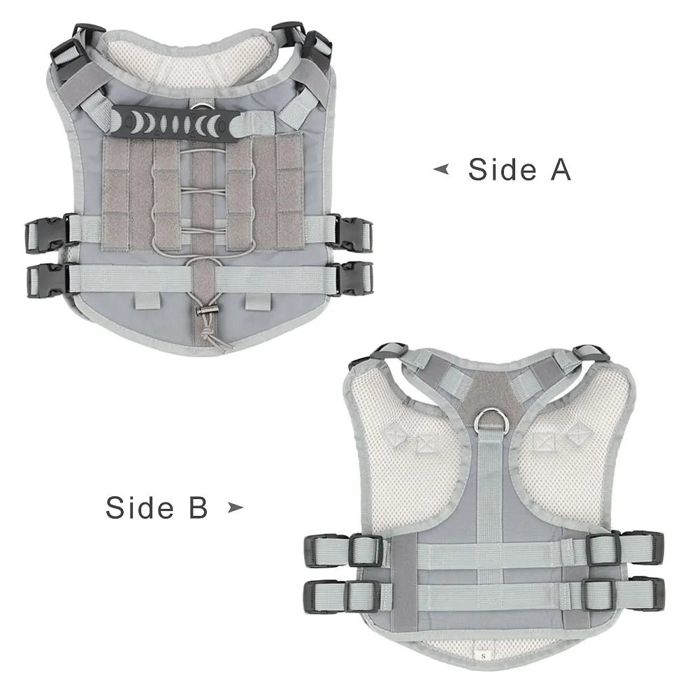 Personalized Name Dog Harness Customized Phone Breathable Adjustable Pet Harness for Medium Large Dog Chest Strap Vest
