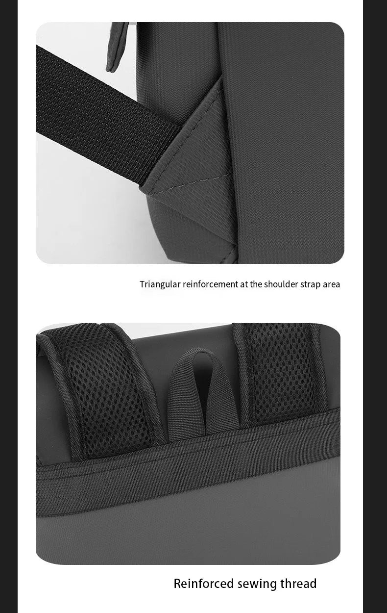 New Fashionable Backpack, Trendy Simple Casual Bag, Solid Color Business Travel Bag, Large Capacity Laptop Bag, Unisex Student School Bag, Multi-Functional Storage Bag