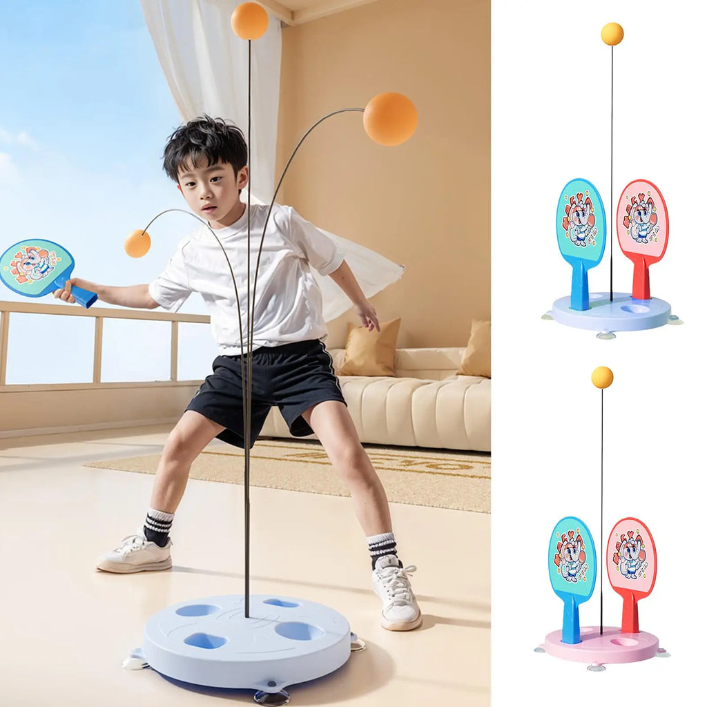 Table Tennis Trainer Table Tennis Elastic Shaft Equipment Trainer Single Sports Accessories For Kids Adults Players Exercise